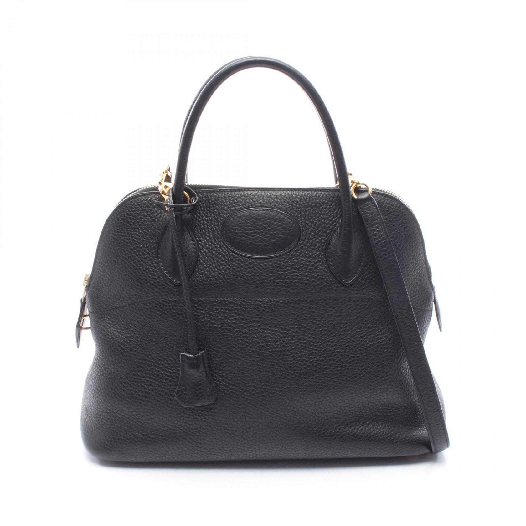 エルメス HERMES ボリード31 ハンドバッグ バッグ レザー トリヨンクレマンス トリヨンクレマンス □J刻印(2006年製造) レディース ブラック系 【中古】