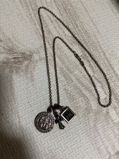 Chrome Hearts Angel Medal Charm Fuck You "Silver"