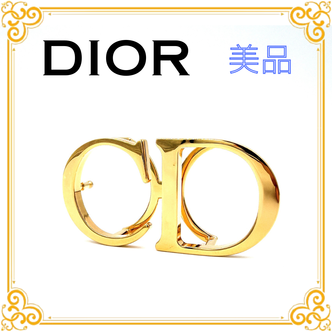 ■美品■ DIOR ディオール ベルトバックル バックルのみ CDロゴ ゴールド メタル アクセサリー エレガント 上品 レディース