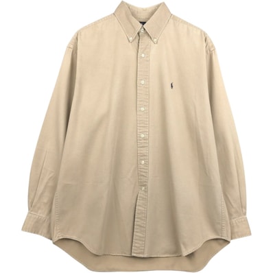 古着 ラルフローレン Ralph Lauren BLAIRE 長袖 ボタンダウンシャツ メンズL相当/eaa661017
