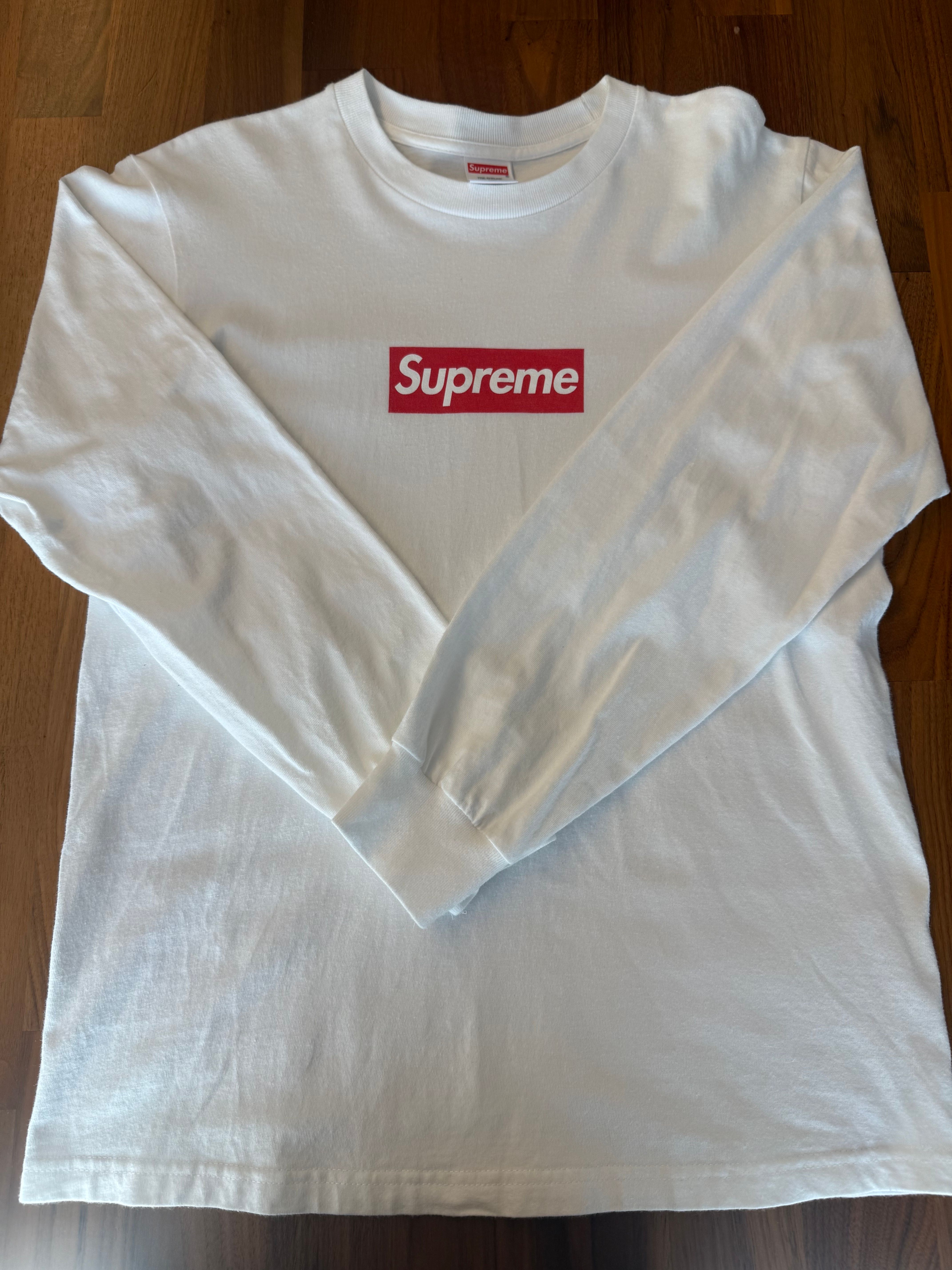 Supreme Box Logo L/S Tee "White"