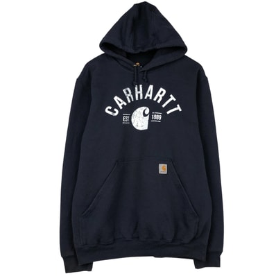 古着 カーハート Carhartt ORIGINAL FIT スウェットプルオーバーパーカー メンズM相当/eaa459486