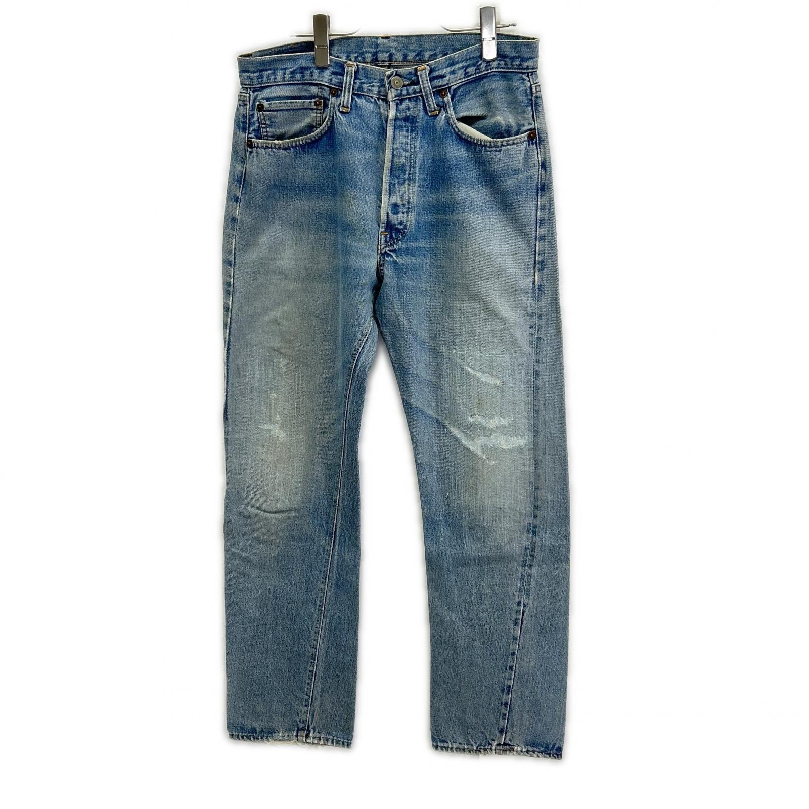 リーバイス 66後期 ブルー エルパソ工場 デニムパンツ 記載なし