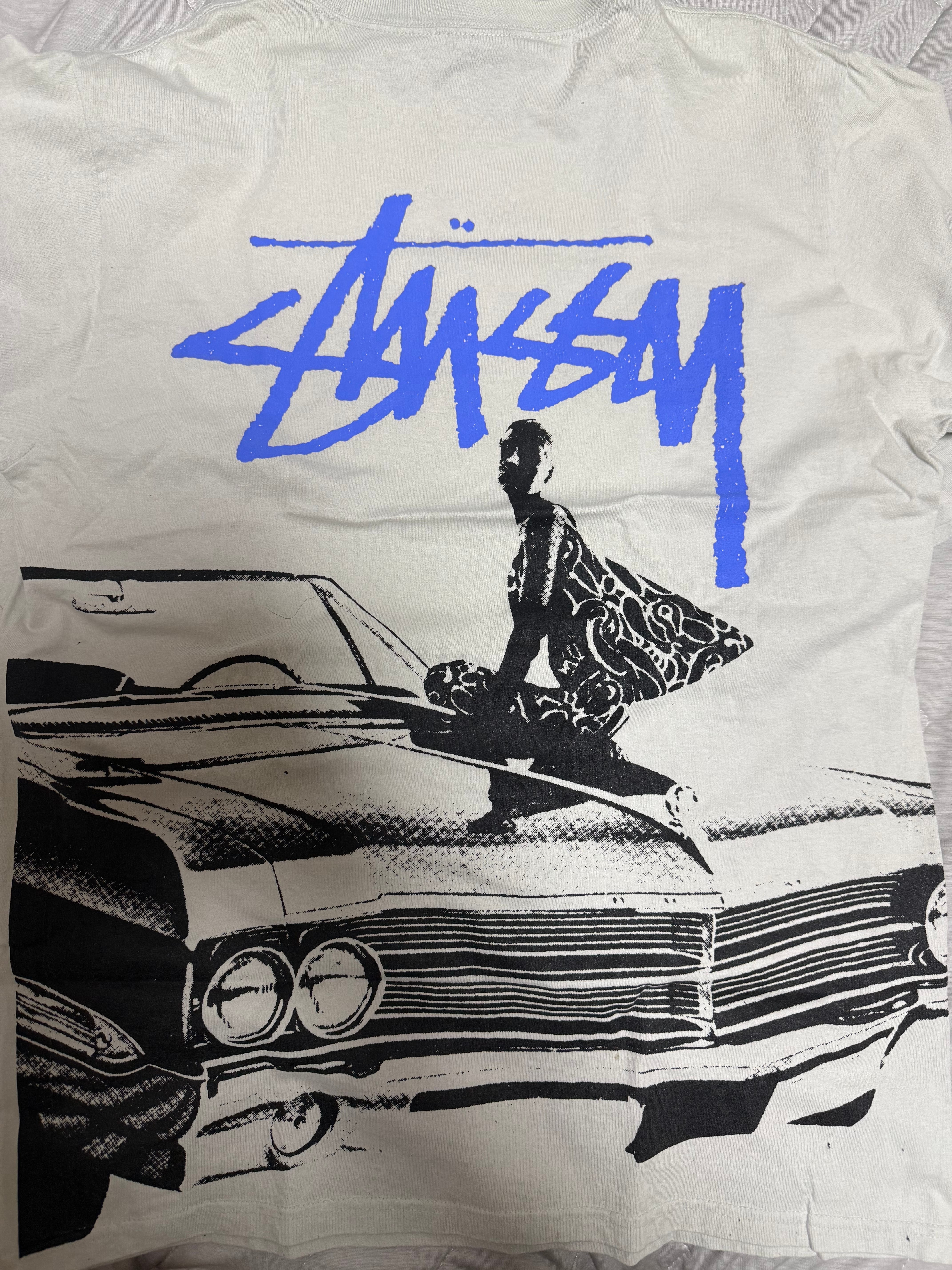 Stussy Beat Crazy LS Tee "Fog"