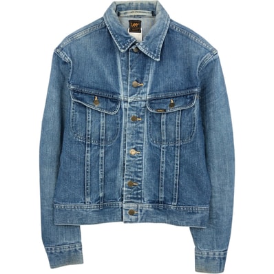 古着 80年代~ リー Lee RIDERS ライダース デニムジャケット Gジャン USA製 メンズS相当 ヴィンテージ/eaa629344