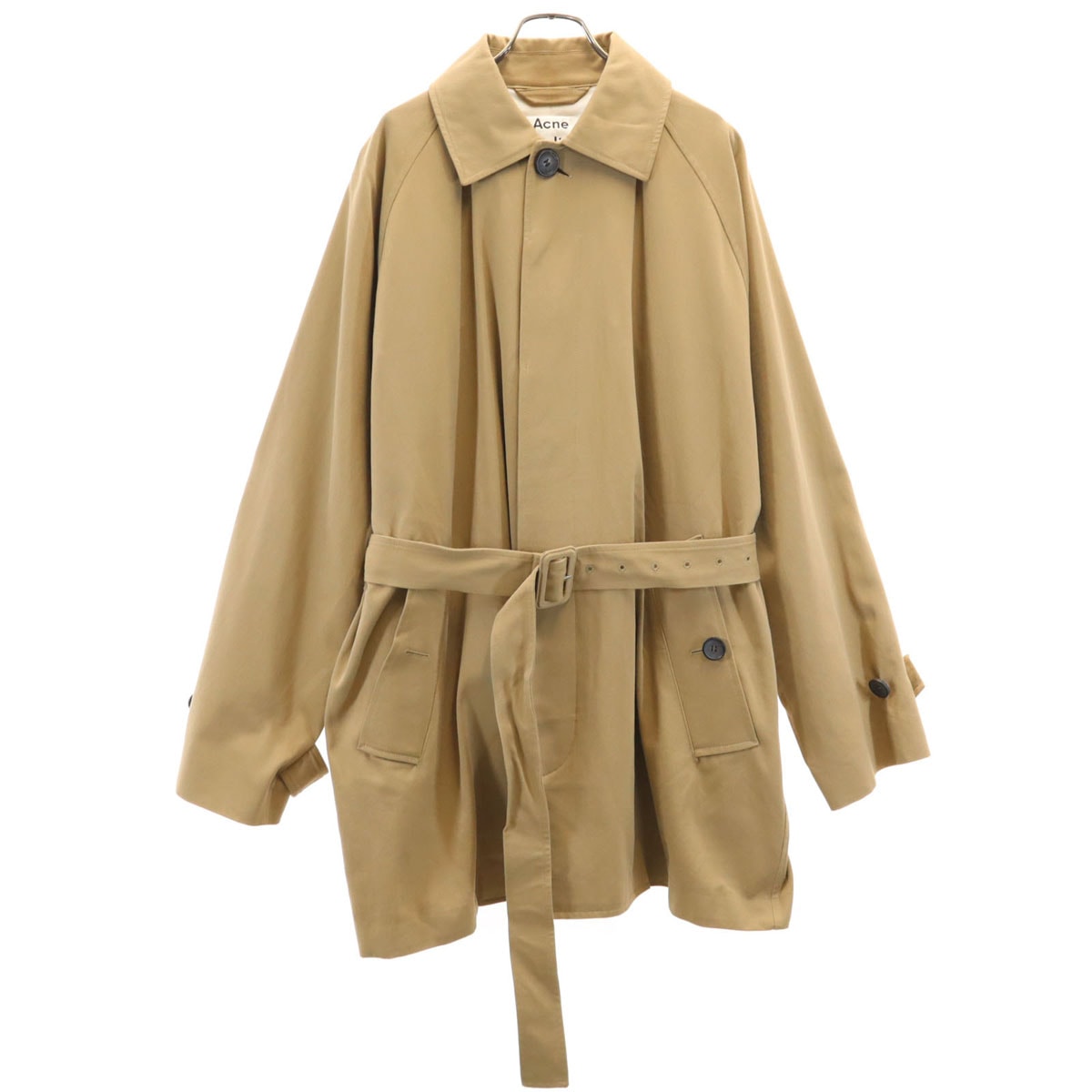 ACNE STUDIOS アクネストゥディオズ ステンカラーコート 46 ベージュ