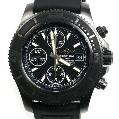 BREITLING ブライトリング スーパーオーシャン クロノグラフ ブラックスチール 腕時計 自動巻き M110B11VRB(M13341B7/BD11) 世界限定1000本 メンズ【中古】