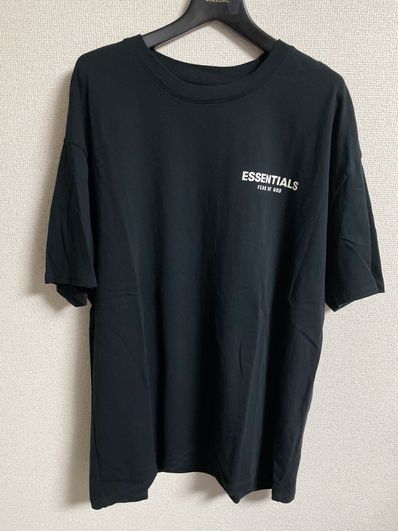 FEAR OF GOD Essentials Boxy Logo T-shirt "Black"