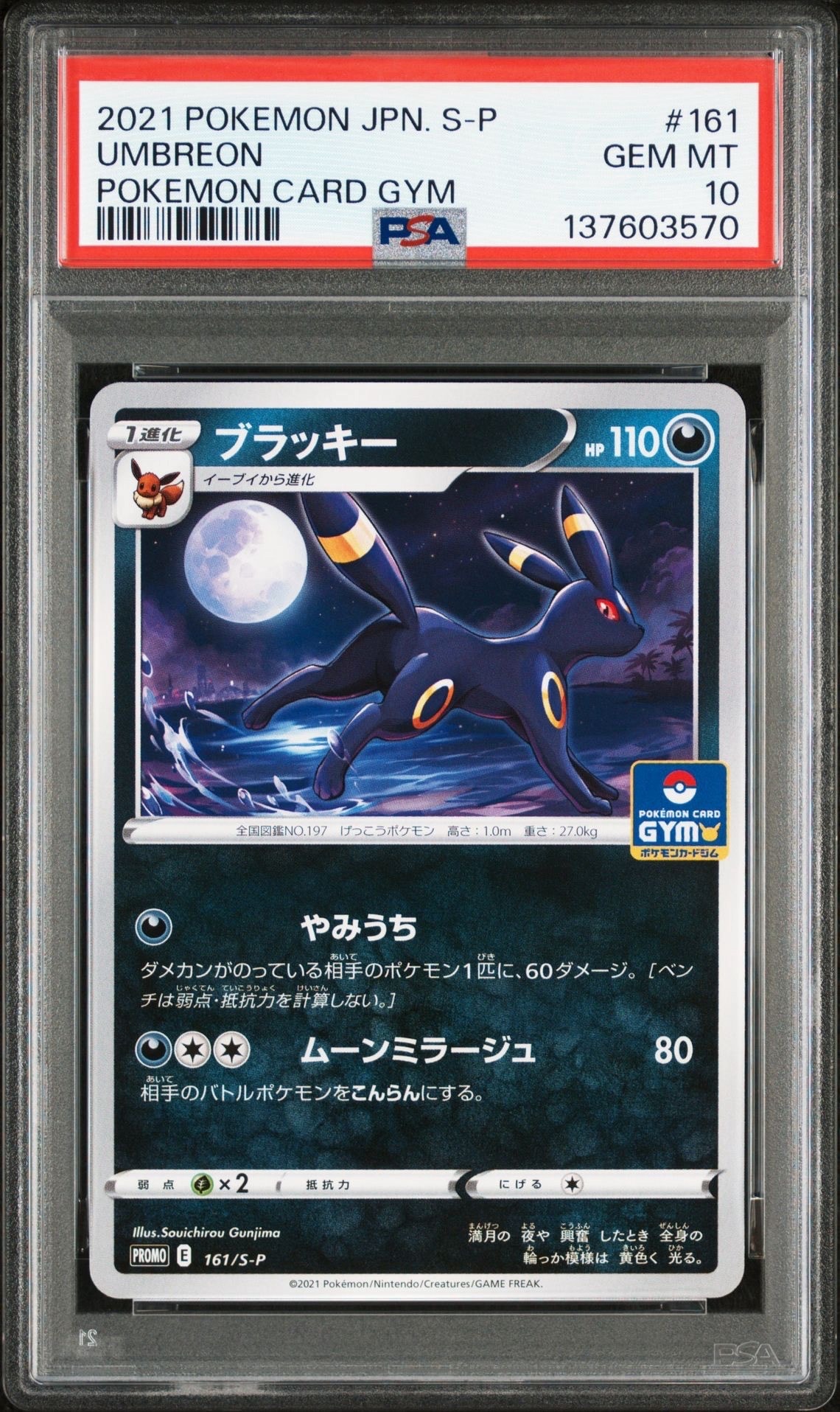 ブラッキー: プロモ P [S-P 161](ポケモンカードゲーム ソード&シールド 「プロモカードパック 第5弾」)