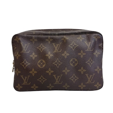 ルイヴィトン LOUIS VUITTON ポーチ モノグラム トゥルーストワレット23 M47524 ブラウン