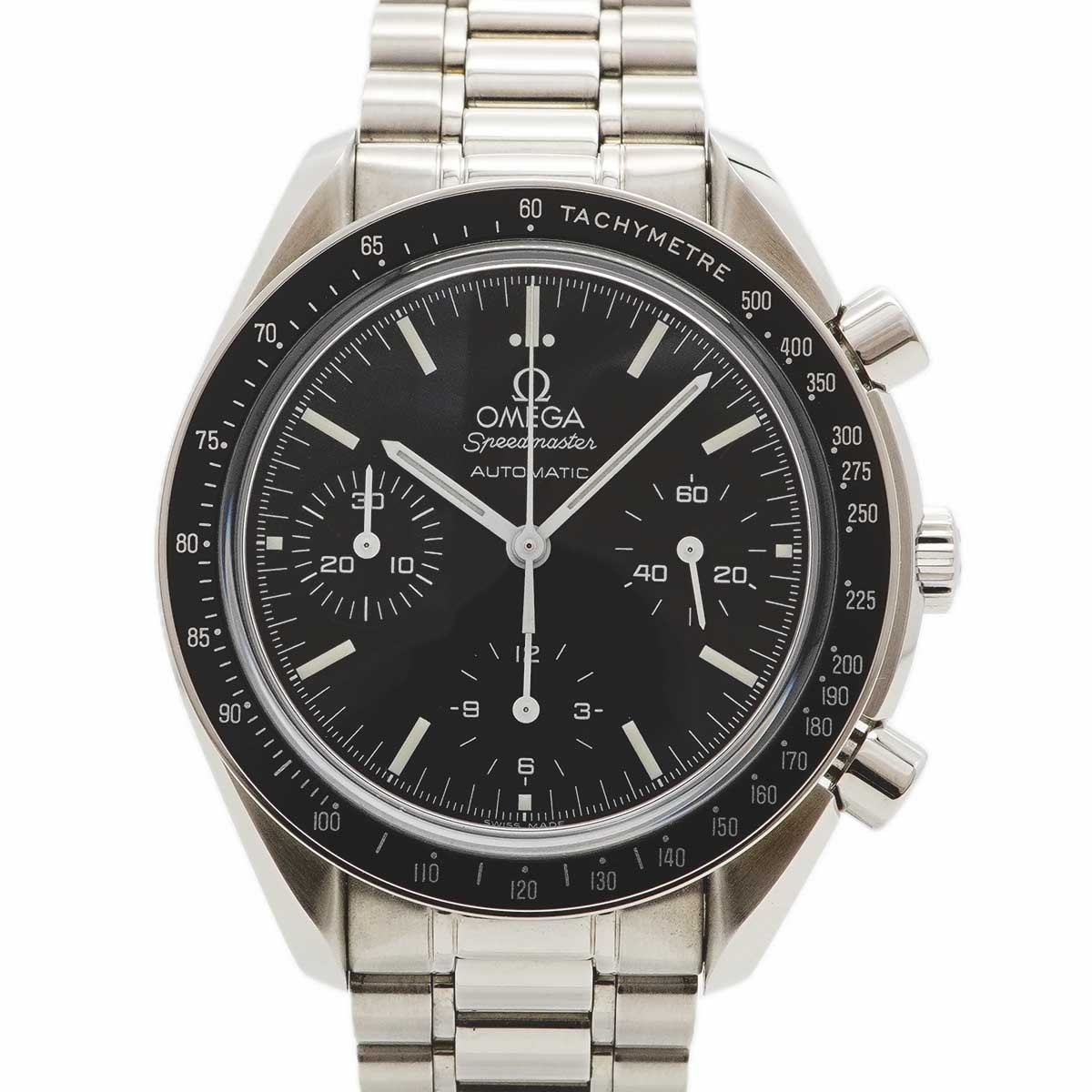 【6wdd0328】オメガ スピードマスター 3539.50 黒文字盤【中古】腕時計 メンズ