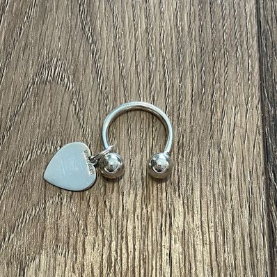 tiffany&co. キーホルダー ハート キーリング シルバー