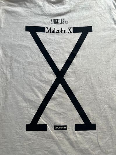 Supreme x 40 Acres Malcolm X Tee "White"