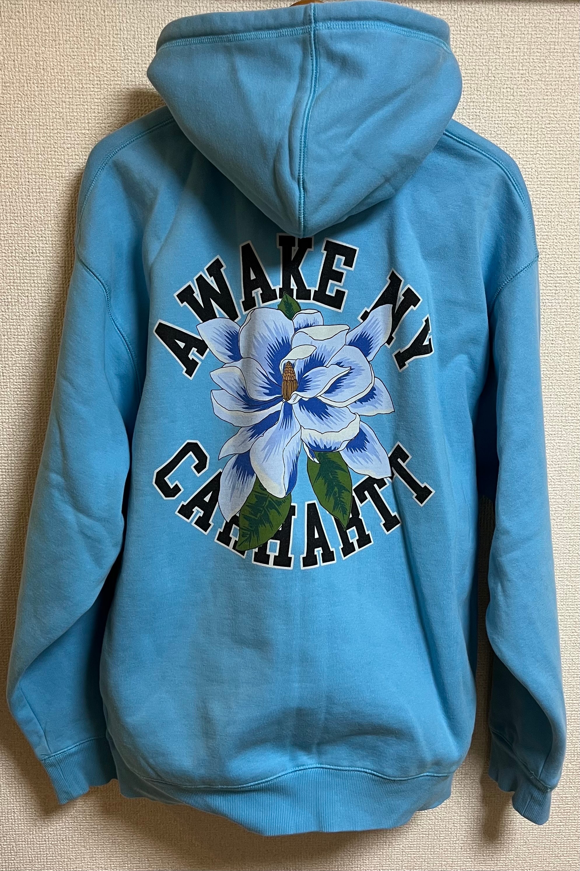 Carhartt WIP x AWAKE NY Printed Hoodie "Blue"