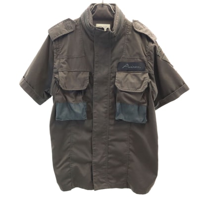 AVIREX アヴィレックス 半袖 2WAY ミリタリージャケット XL カーキ LTD
