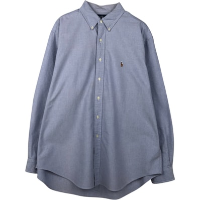 古着 ラルフローレン Ralph Lauren YARMOUTH 長袖 ボタンダウンシャツ メンズXL相当/eaa643836