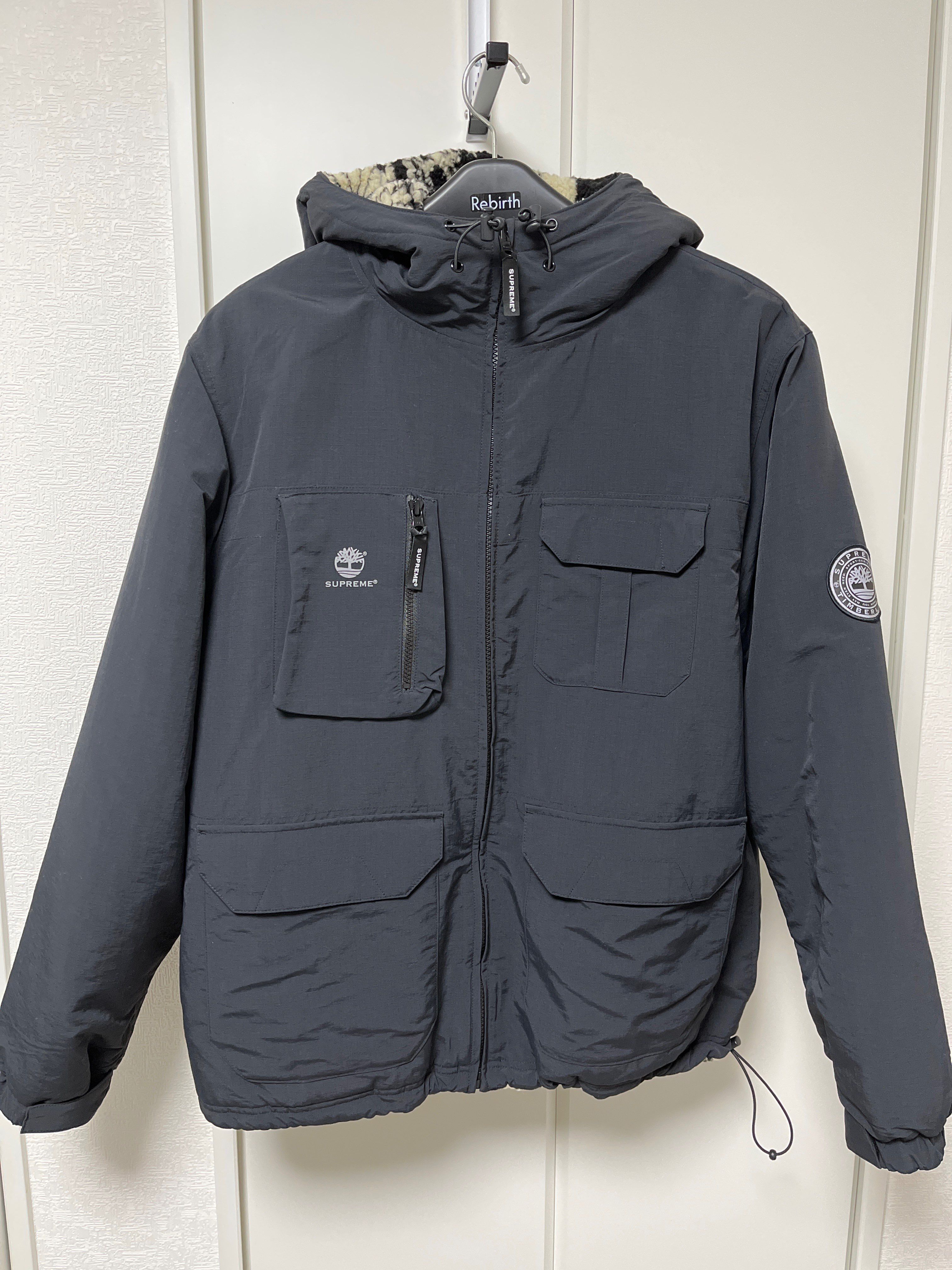 Supreme Timberland Reversible Ripstop Jacket "Black"