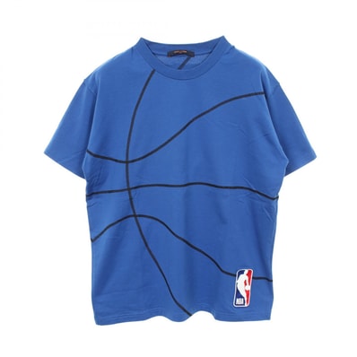 ルイ・ヴィトン LOUIS VUITTON LOUIS VUITTON × NBA 半袖Tシャツ 衣料品 トップス コットン メンズ ブルー系 / ブラック系 RM211M NPG HKY22W 【中古】
