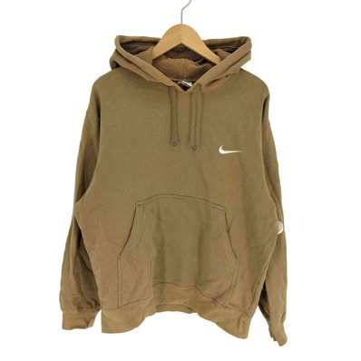 90-00S 白タグ ワンポイント スウッシュ刺繍 プルオーバー パーカー フーディ【1139872672073】