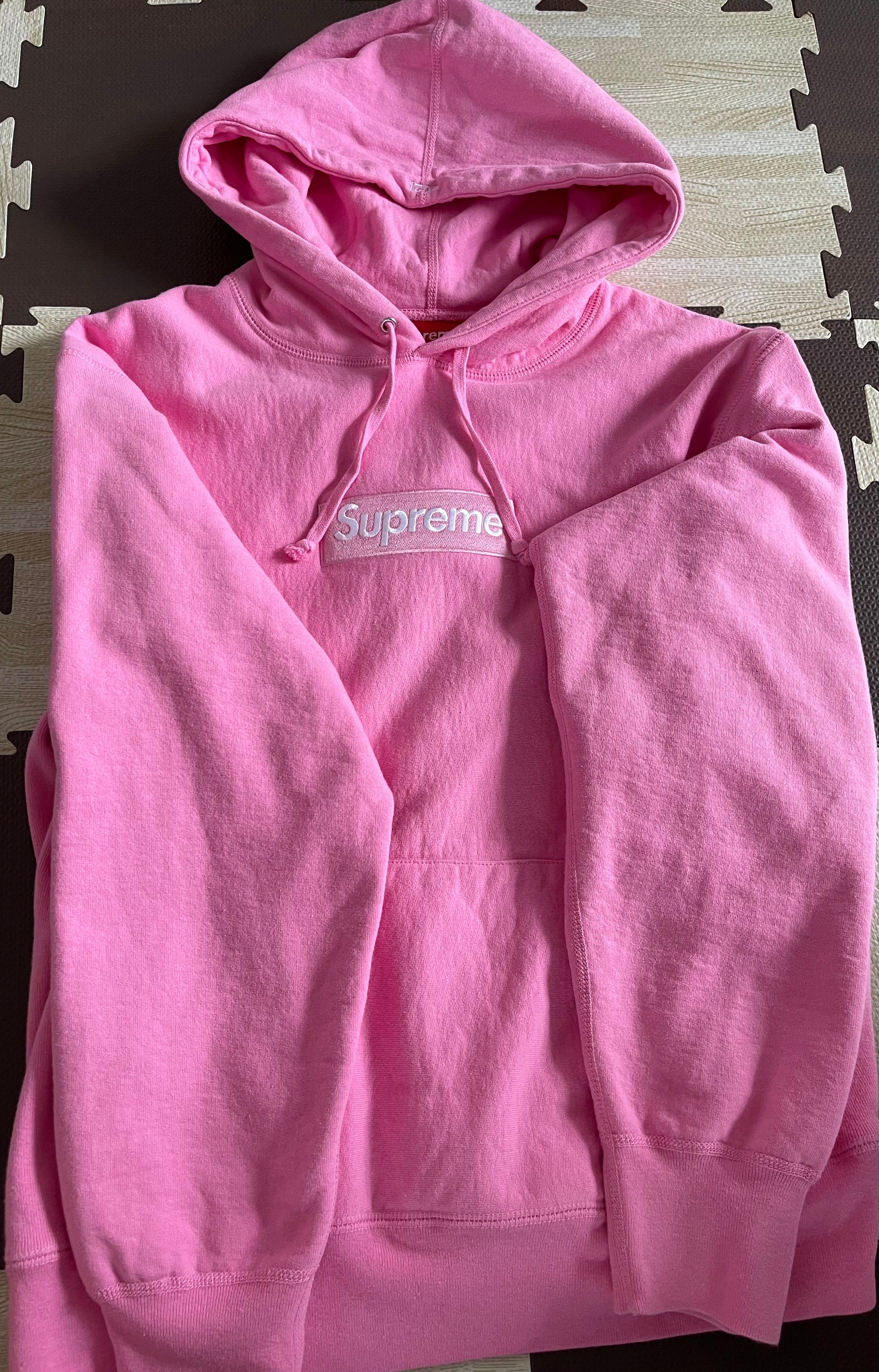Supreme Box Logo Hooded Sweatshirt "Pink" (21FW)