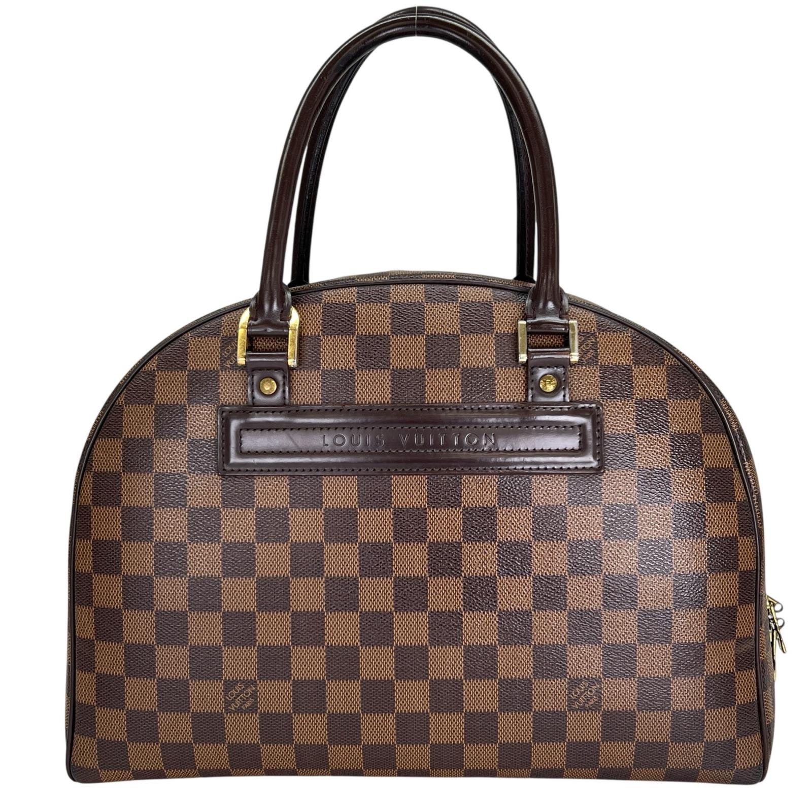LOUIS VUITTON ルイ・ヴィトン ノリータ N41455 ハンドバッグ ダミエキャンバス ブラウン レディース【中古】