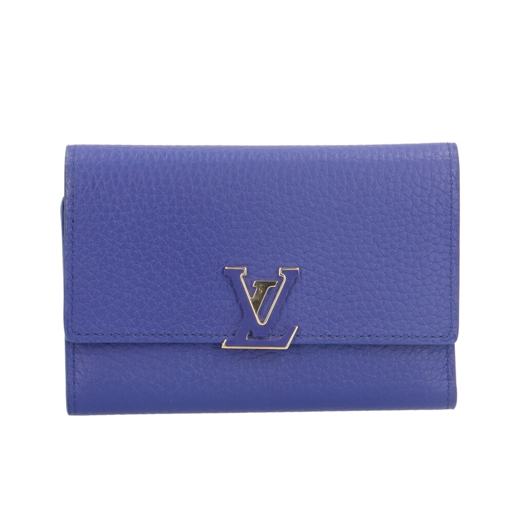 ルイヴィトン ポルトフォイユ カプシーヌコンパクト 三つ折り財布 M63714 レディース LOUIS VUITTON  中古