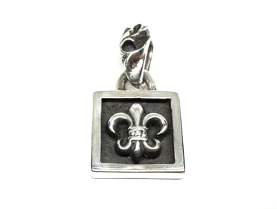 Chrome Hearts Framed BS Fleur Charm "Silver"