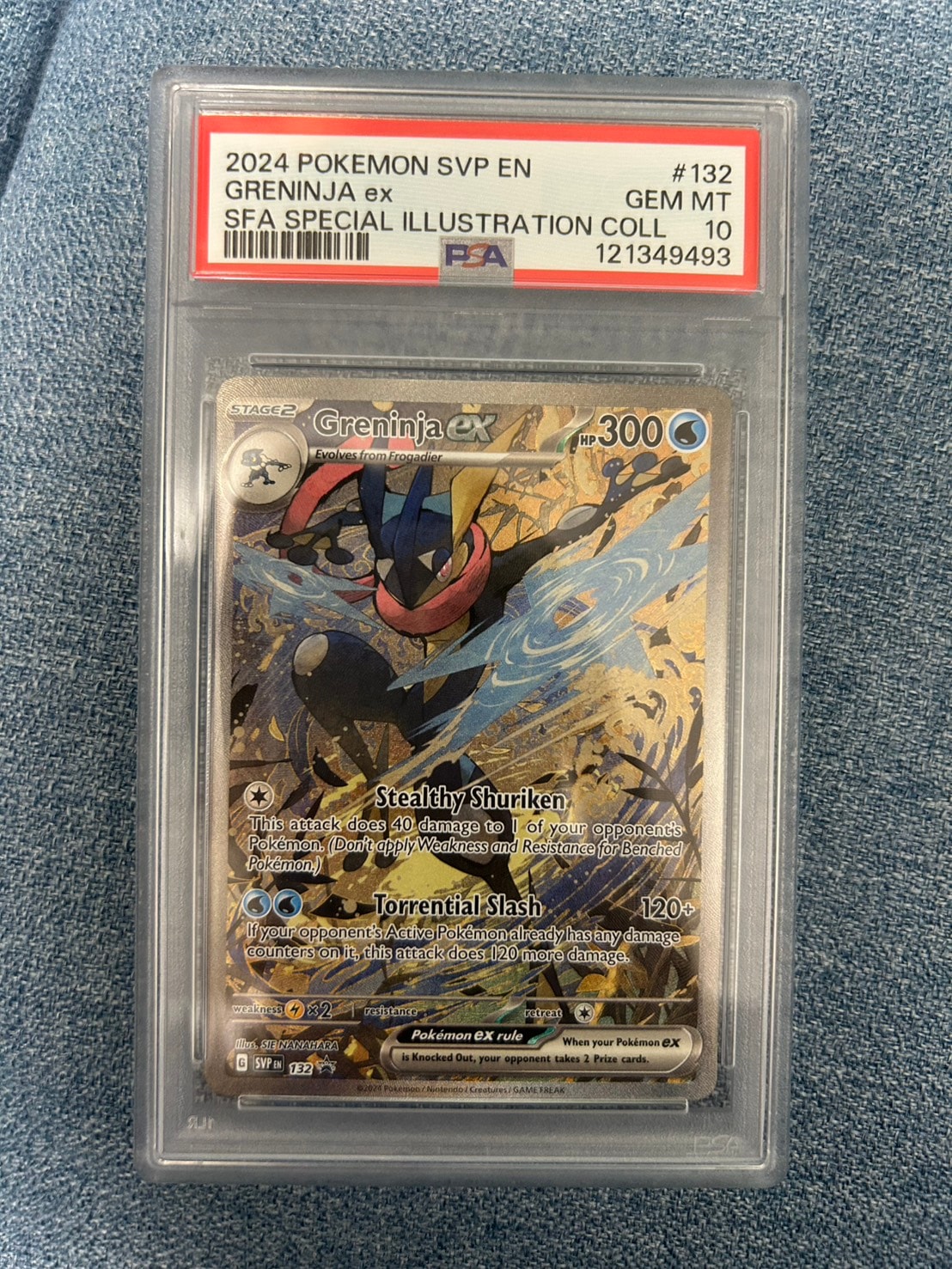 ゲッコウガex P [SVP EN 132]【英語版】(スカーレット&バイオレット「シュラウデッドフェイブル ゲッコウガex スペシャルイラストレーション コレクション」)