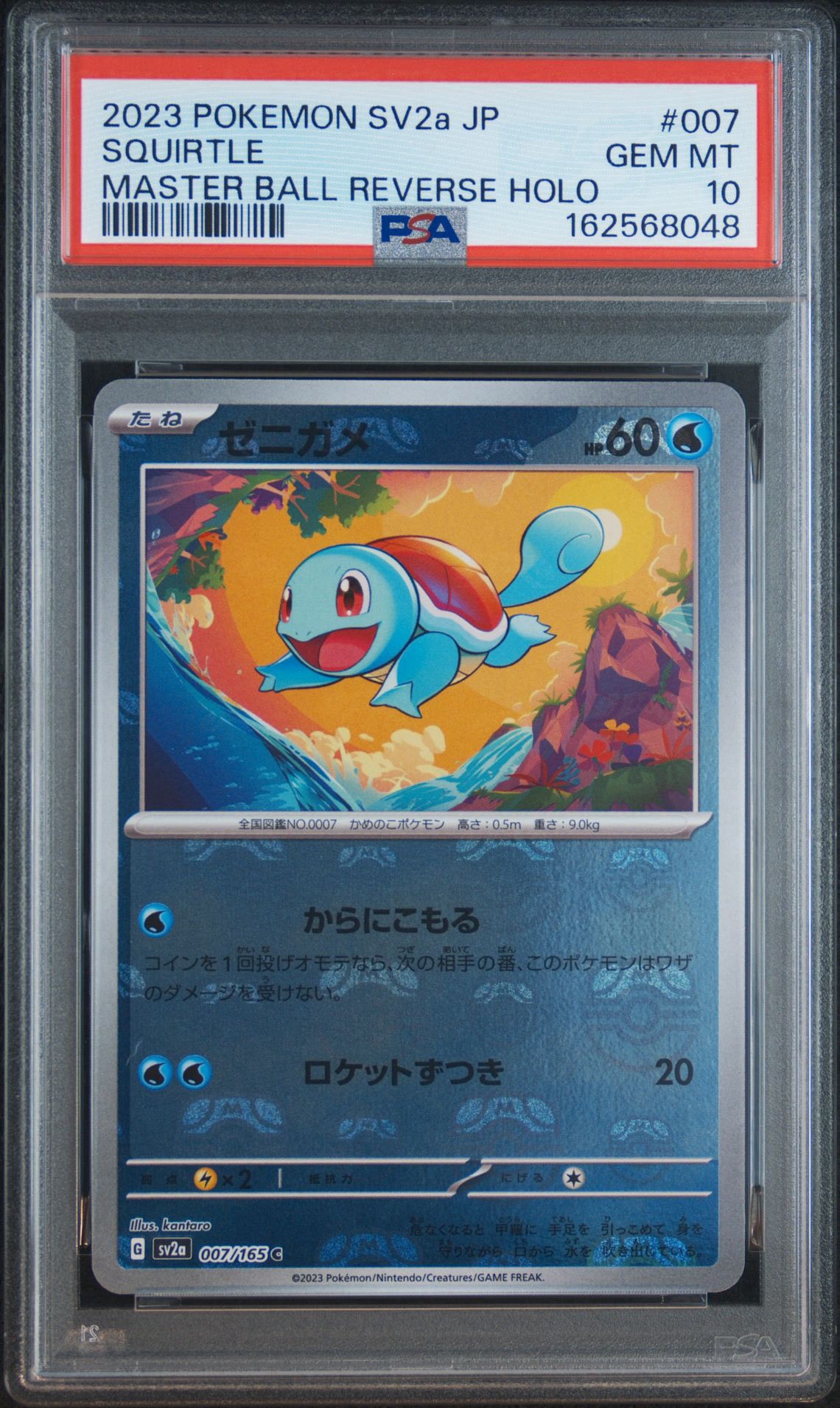 ゼニガメ C: マスターボールミラー[SV2a 007/165](強化拡張パック「ポケモンカード151」)