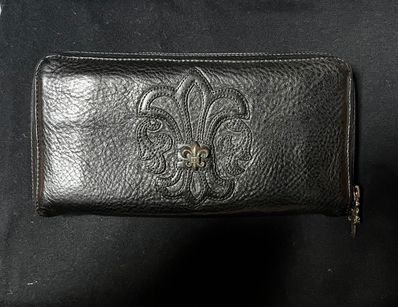 Chrome Hearts REC F Zip #2 Wallet CH Plus Patch "Black/Silver"