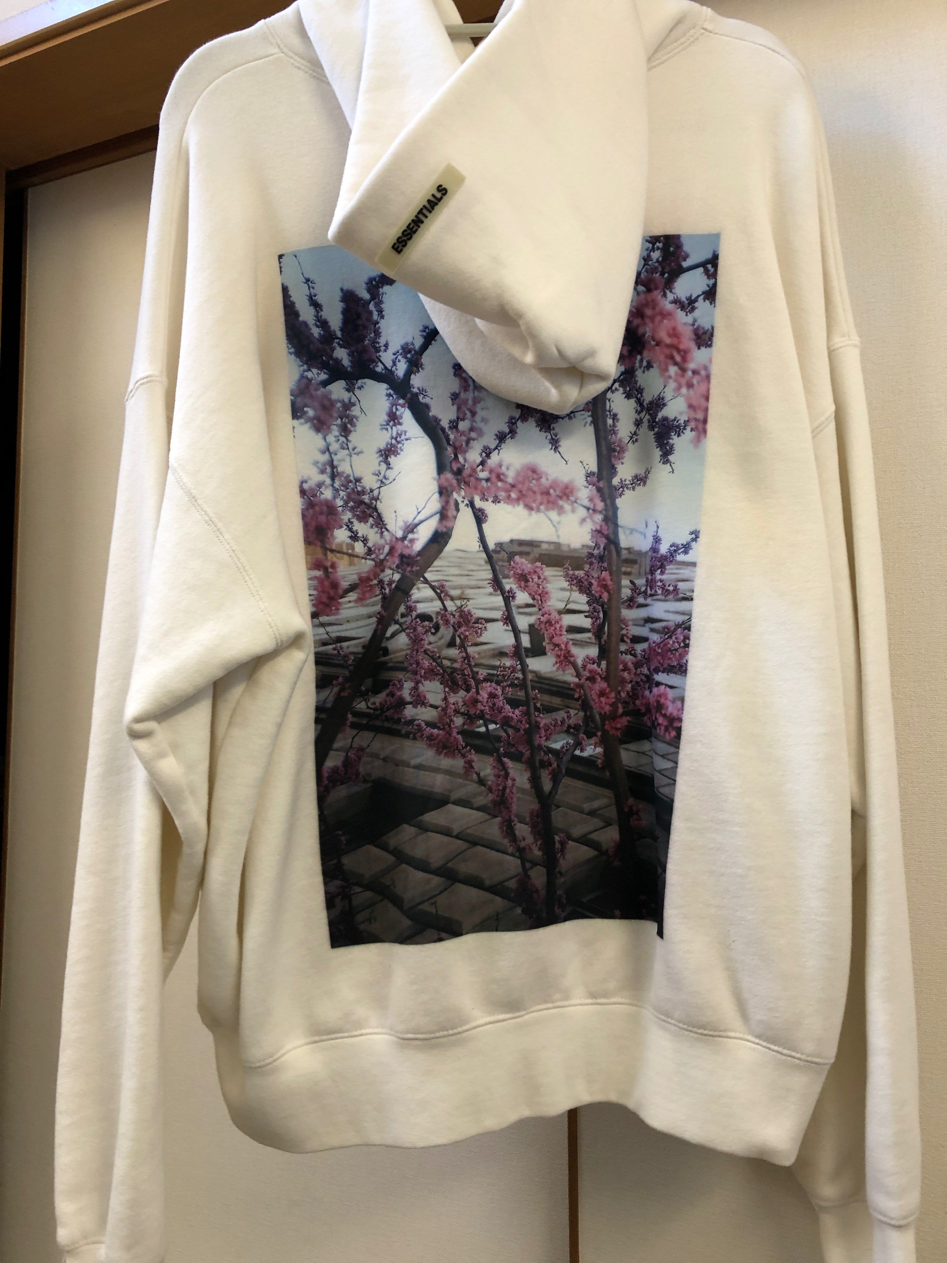 FEAR OF GOD ESSENTIALS Photo Pullover Hoodie "White"