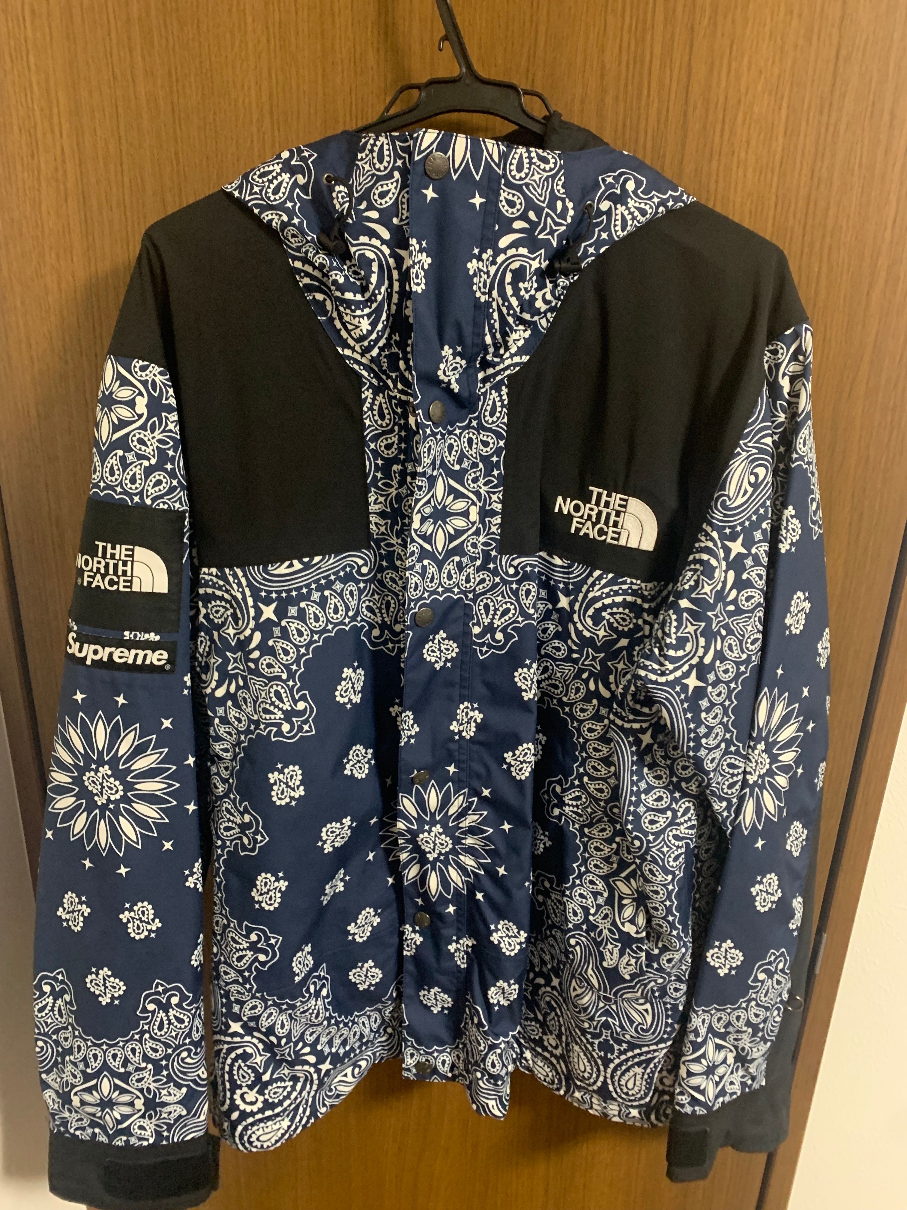 Supreme The North Face Bandana Mountain Parka "Navy"