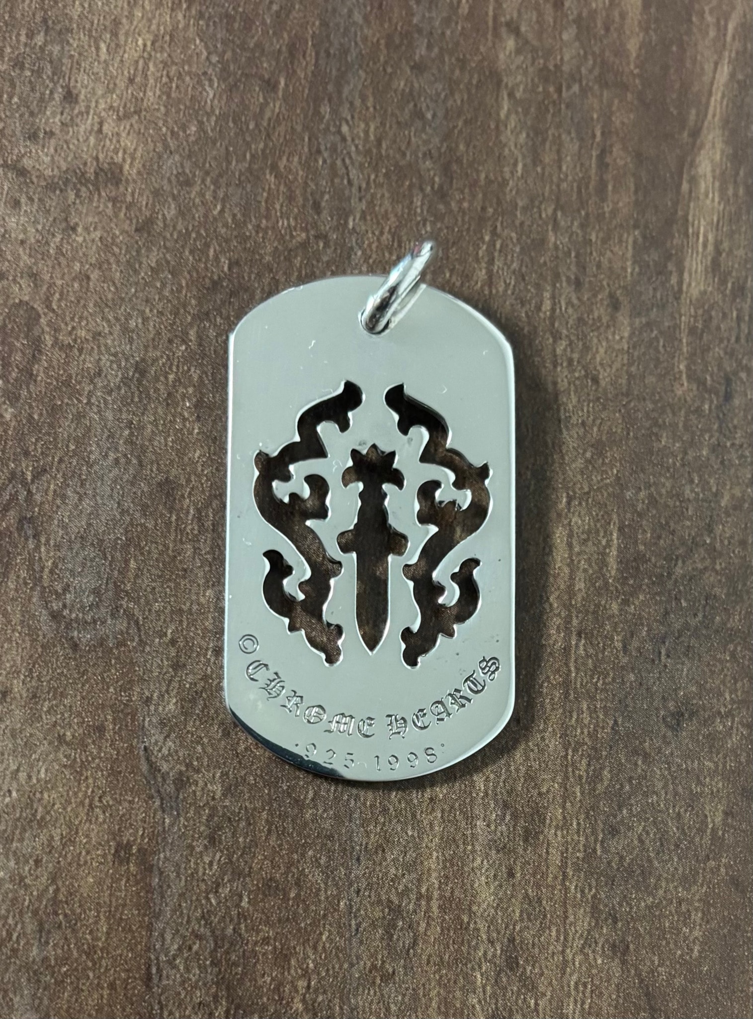 Chrome Hearts D Tag LRG Dagger "Silver"