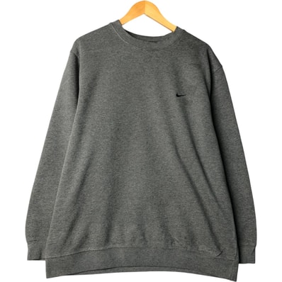 古着 00年代 ナイキ NIKE ワンポイントロゴスウェットシャツ トレーナー メンズXL相当/eaa590295