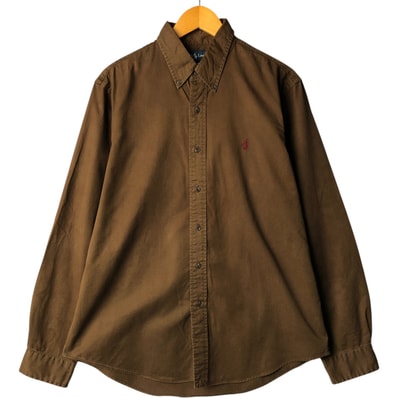 古着 ラルフローレン Ralph Lauren CUSTOM FIT 長袖 ボタンダウンシャツ メンズL相当/eaa568420