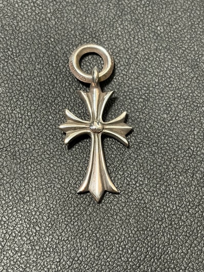 Chrome Hearts Tiny CH Cross Charm "Silver"