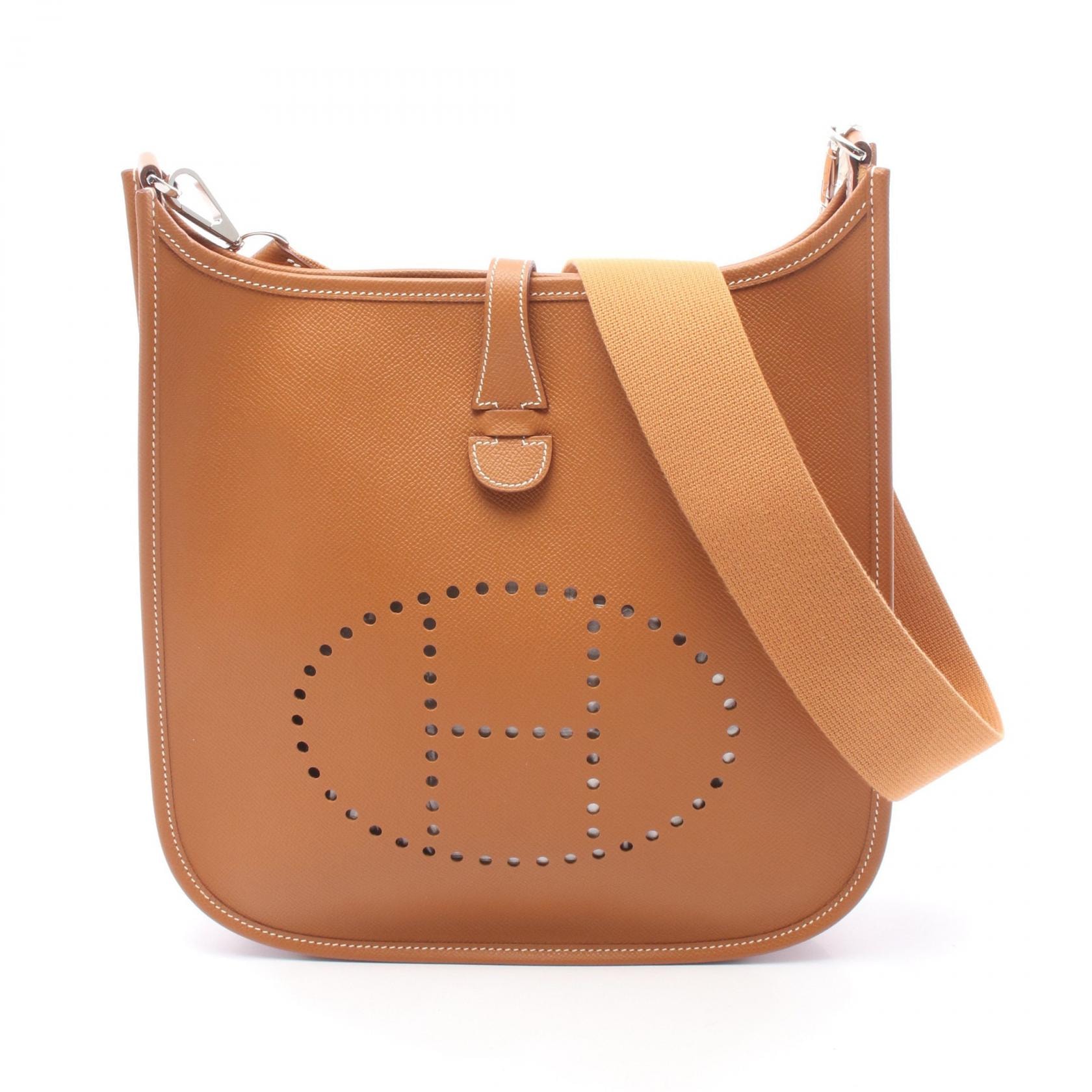 エルメス HERMES エヴリン 2 ドゥ PM ショルダーバッグ バッグ レザー ヴォーエプソン ヴォーエプソン ゴールド □K刻印(2007年製造) レディース ブラウン系 【中古】