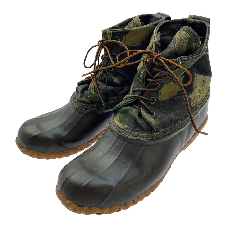 Danner ダナー ブーツ D-9600 カモフラ レースアップ シューズ ブーツ ブラウン系 カーキ系 US8【中古】