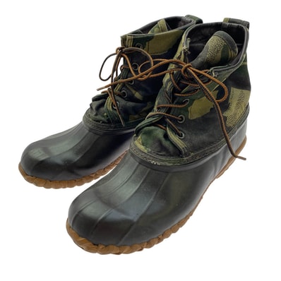 Danner ダナー ブーツ D-9600 カモフラ レースアップ シューズ ブーツ ブラウン系 カーキ系 US8【中古】