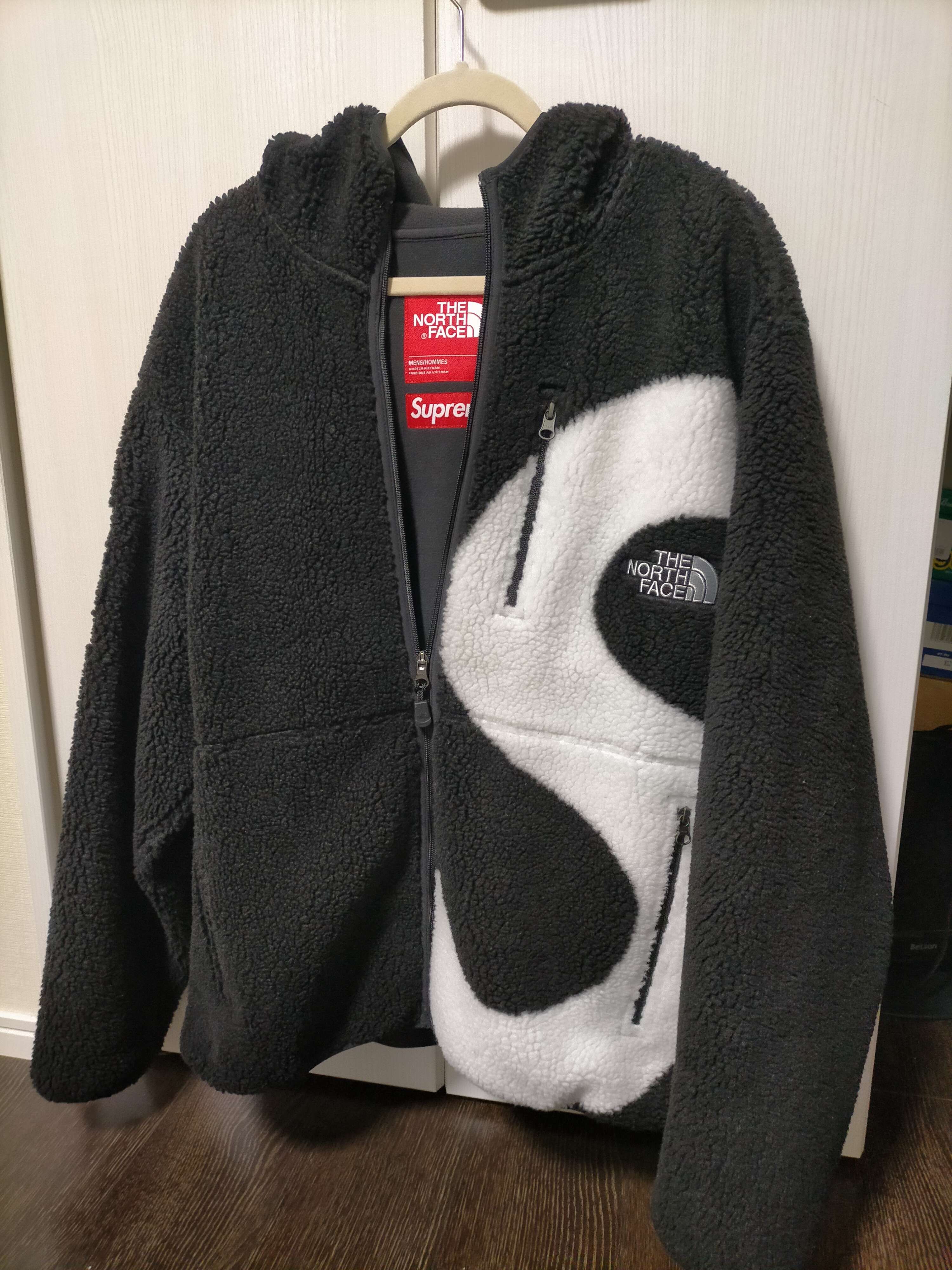 Supreme x The North Face S Logo Hooded Fleece Jacket "Black"