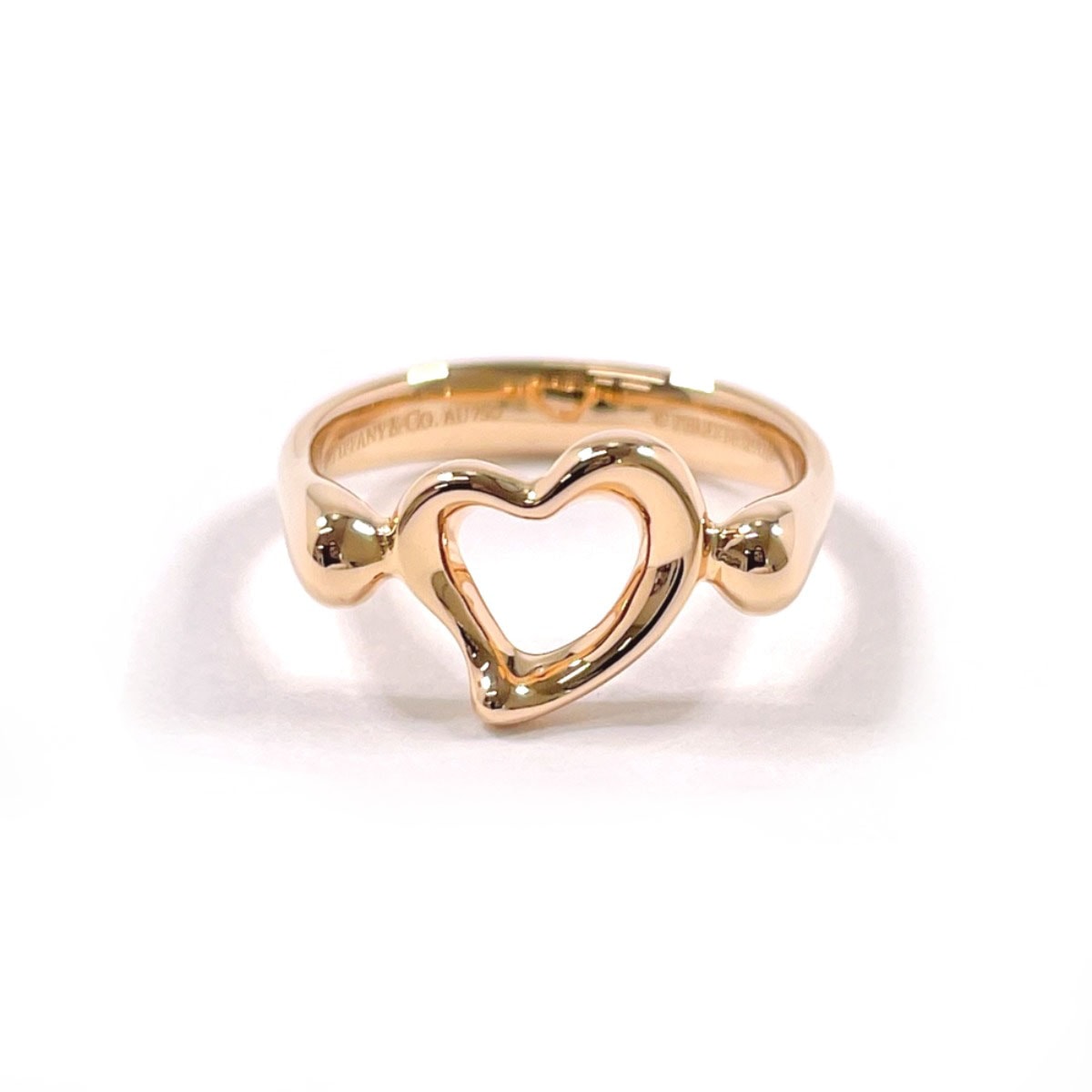 ティファニー リング・指輪 オープンハート エルサペレッティ  ピンク