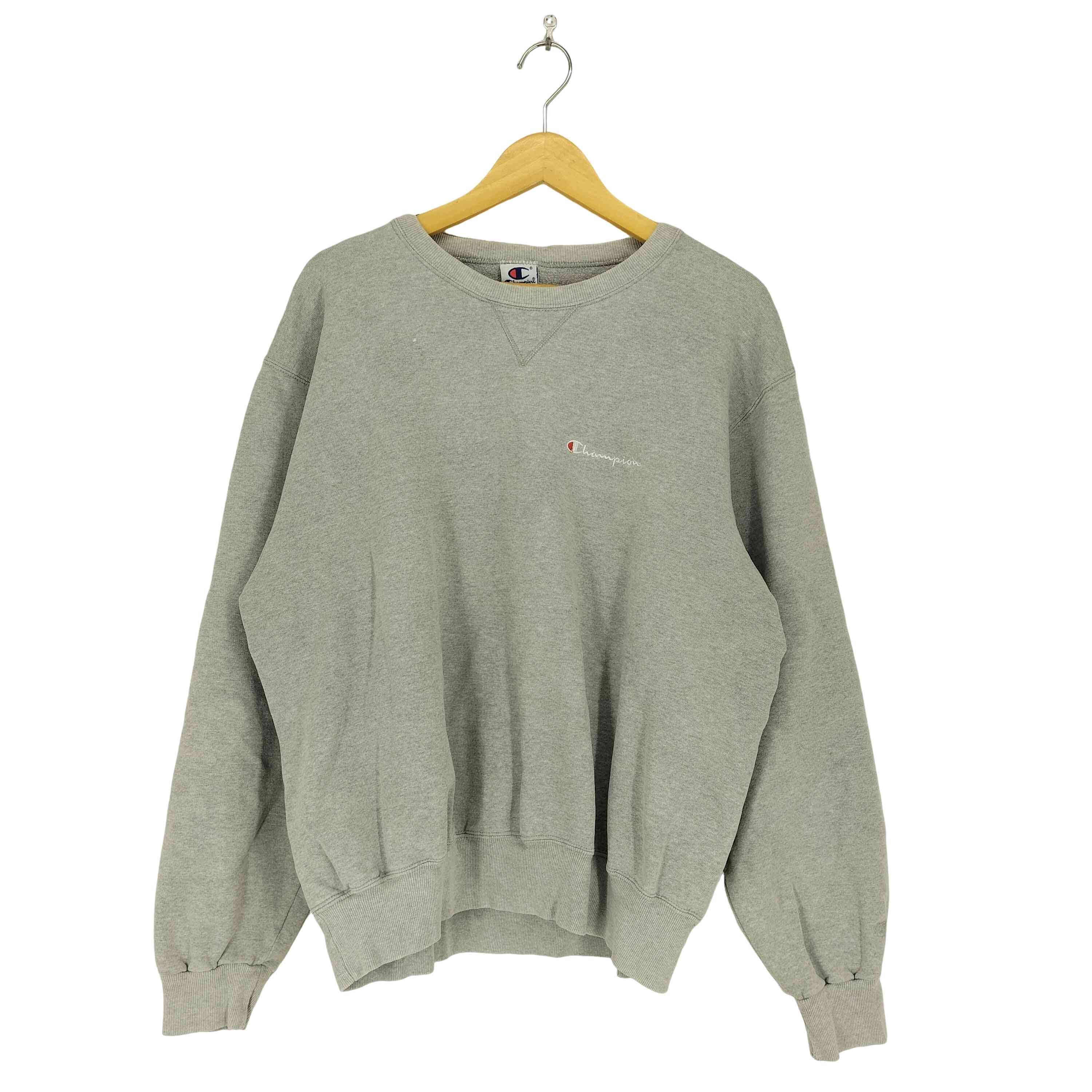 90S メキシコ製 ロゴ刺繍 Vガゼット スウエット【1141047967389】