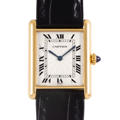 CARTIER カルティエ タンクルイLM W1504853 K18YG【中古】