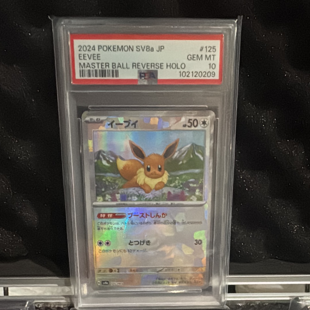 イーブイ :マスターボールミラー [SV8a 125/187](ハイクラスパック「テラスタルフェスex」)