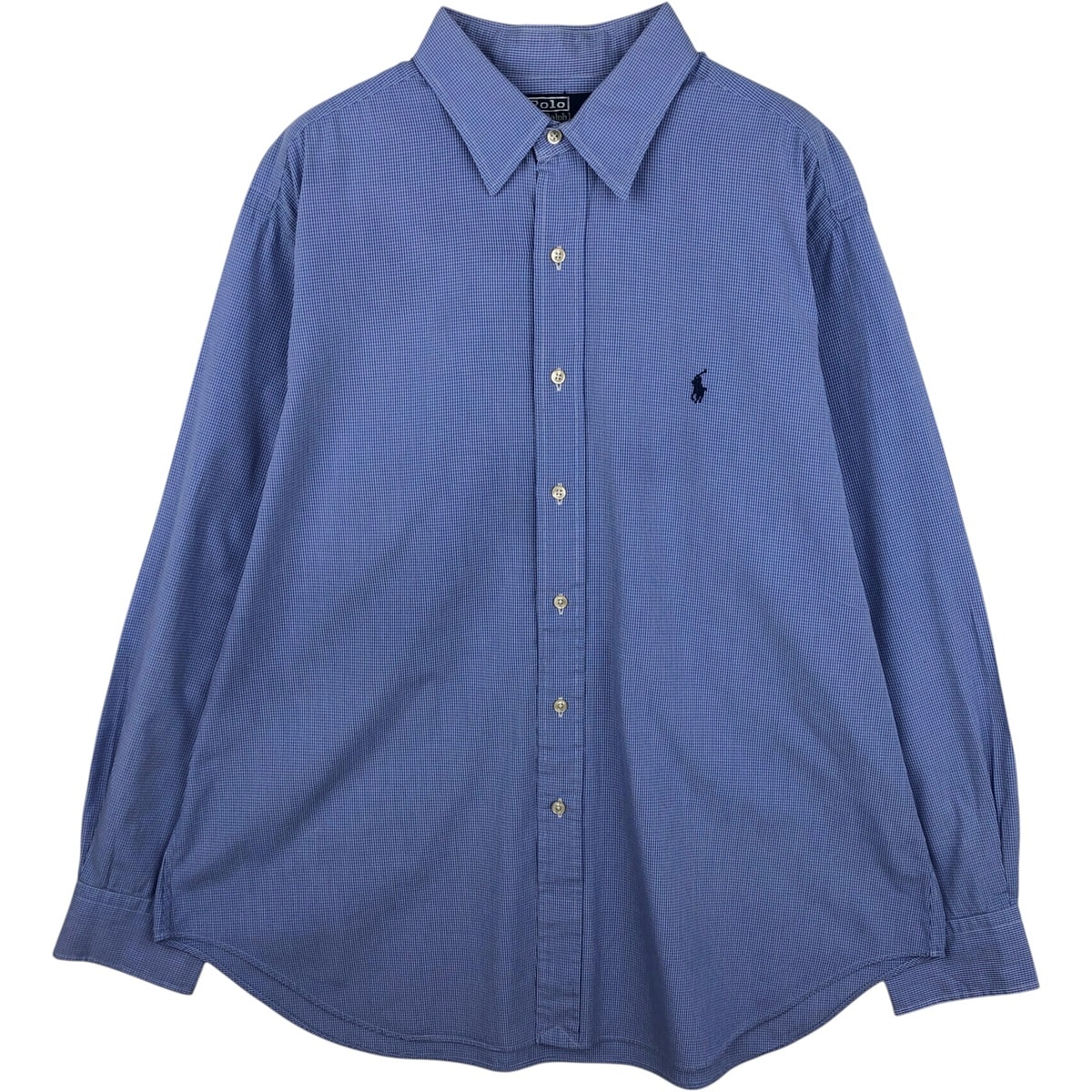 古着 ラルフローレン Ralph Lauren POLO by Ralph Lauren ANDREW 長袖 コットンチェックシャツ メンズXL相当/eaa614959