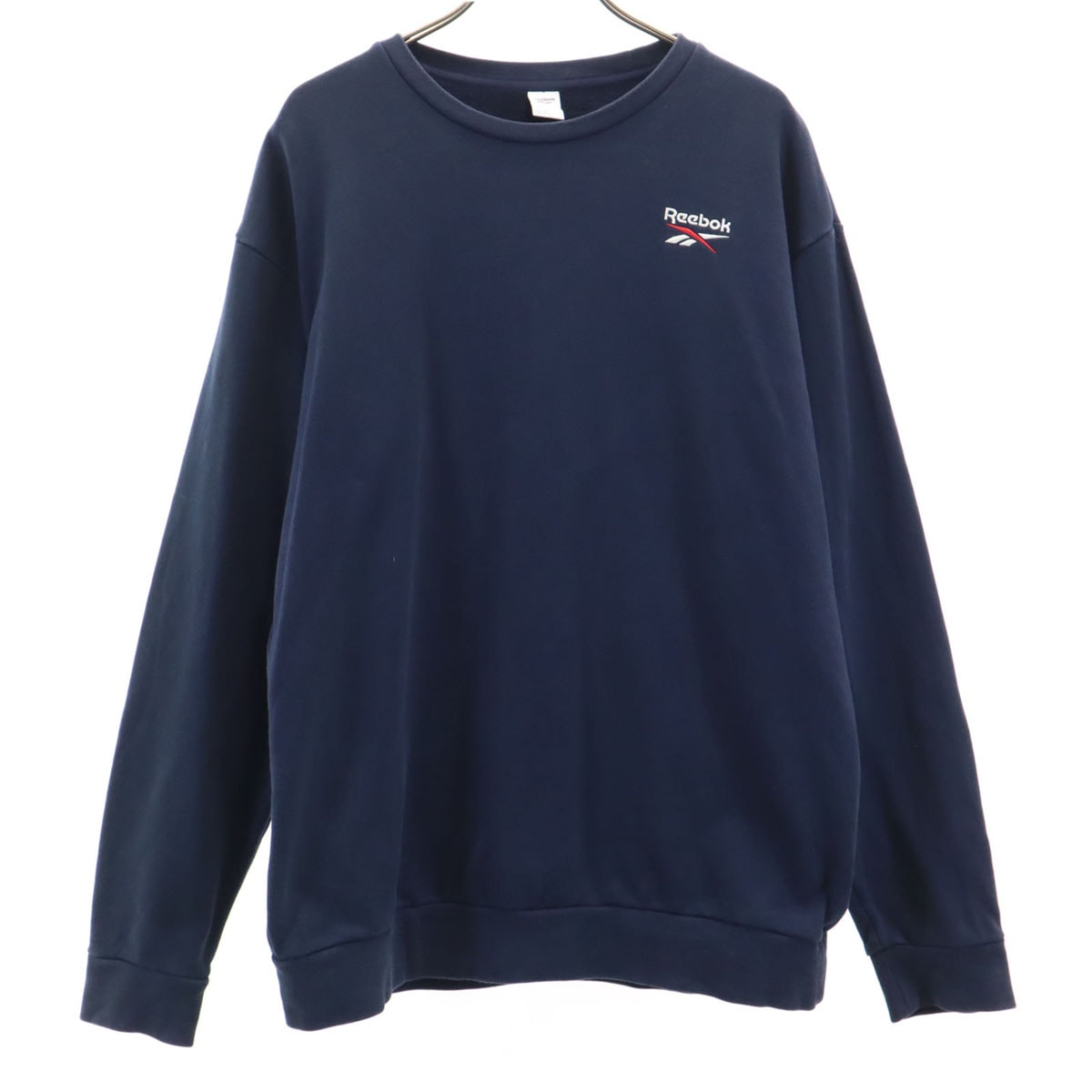 Reebok リーボック 長袖 スウェット トレーナー O ネイビー