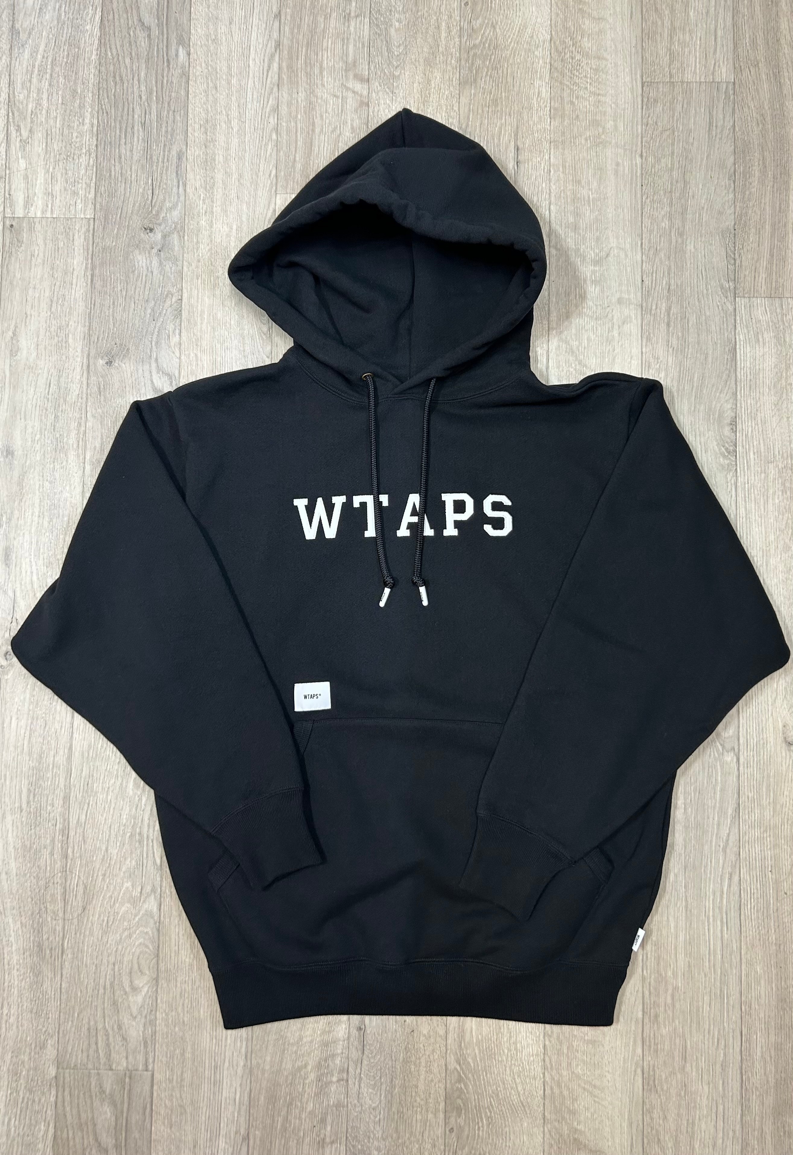 Wtaps Academy / Hoody / Cotton. College "Black"