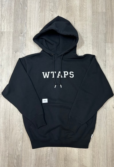 Wtaps Academy / Hoody / Cotton. College "Black"