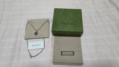 GUCCI Interlocking G Pendant Necklace