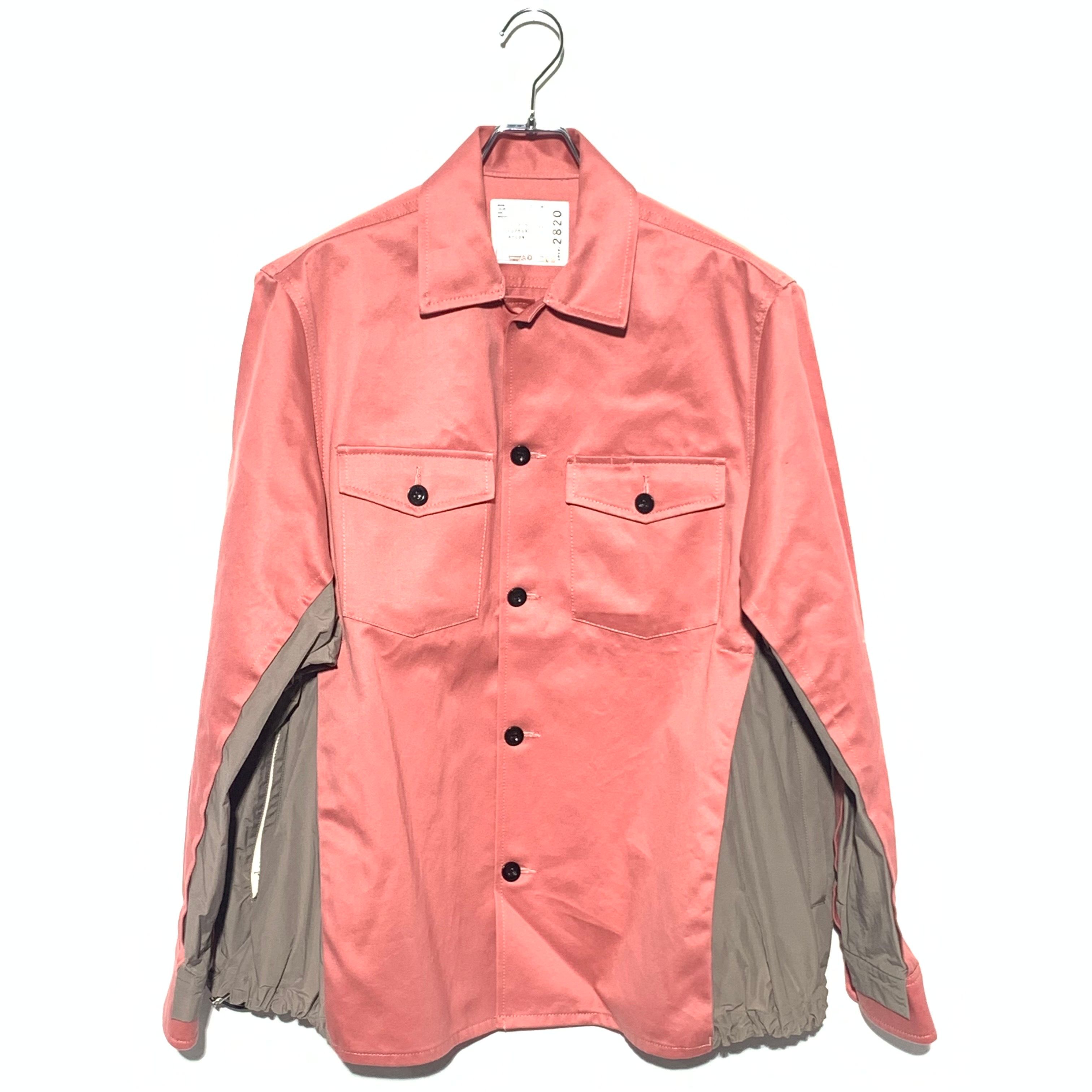 sacai Cotton Chino Shirt "Pink"